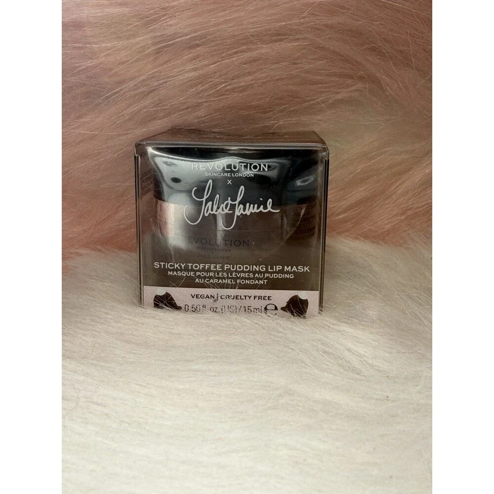 Revolution x Jake Jamie Sticky Toffee Pudding Lip Mask 15ml • New in Box • NEW